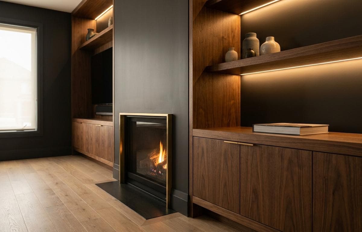 Entertainment Centers by Luxury Custom Trim Services