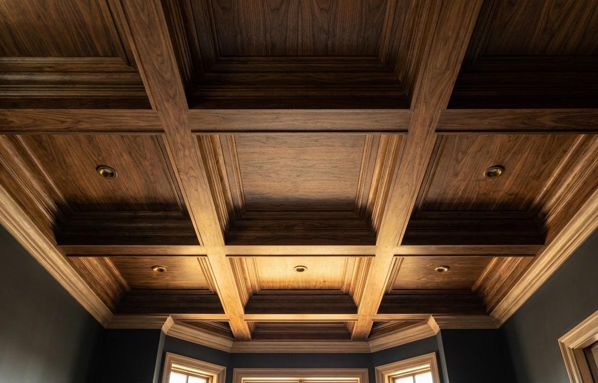 Coffered Ceilings by Luxury Custom Trim Services